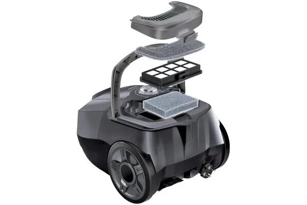 Odkurzacz MPM MOD52 tradycyjny workowy 850W szaro-czarny
