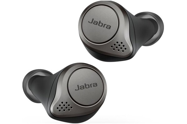 Słuchawki Jabra Elite 75t Dokanałowe Bezprzewodowe szary