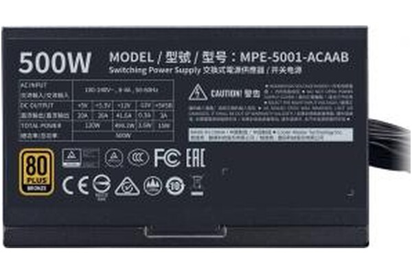 COOLER MASTER MPE-5001-ACAAB-NL MWE V2 500W ATX