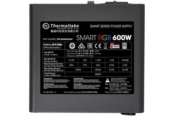 Thermaltake Smart 600W ATX