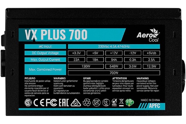 Aerocool VX Plus 700W ATX