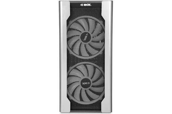 Obudowa PC iBOX Chiron ZH68 Midi Tower czarno-srebrny