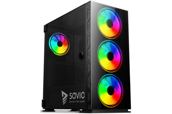 Obudowa PC SAVIO Prime X1 Midi Tower czarny