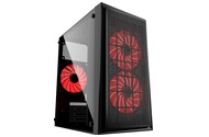 Obudowa PC Gembird CCCFORNAX950R Fornax 950R Mini Tower czarno-czerwony