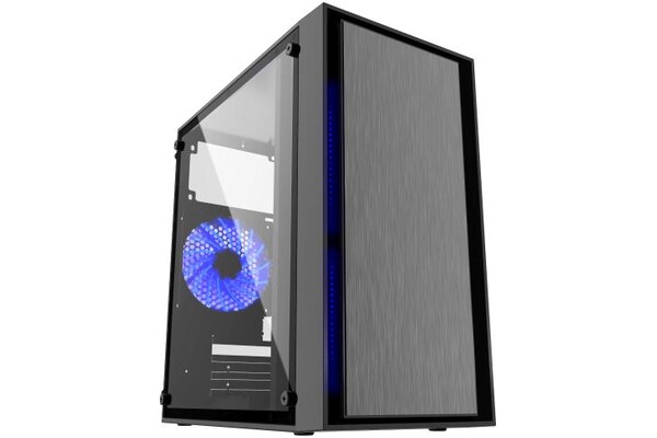 Obudowa PC Gembird Fornax 960B Mini Tower czarno-niebieski
