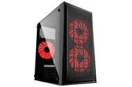 Obudowa PC Gembird Fornax 950R Mini Tower czarno-czerwony