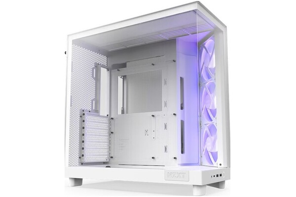 Obudowa PC NZXT H61F Flow Midi Tower biały