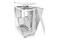 Obudowa PC NZXT H61F Flow Midi Tower biały