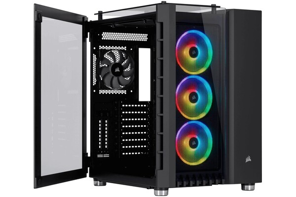 Obudowa PC CORSAIR 680X Crystal Midi Tower czarny