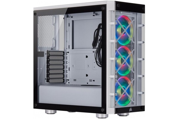 Obudowa PC CORSAIR 465X iCue Midi Tower biały