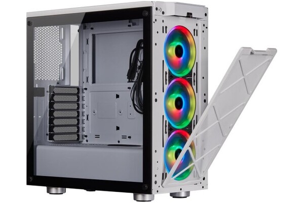 Obudowa PC CORSAIR 465X iCue Midi Tower biały