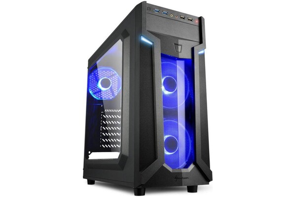 Obudowa PC Sharkoon VG6W Midi Tower niebieski