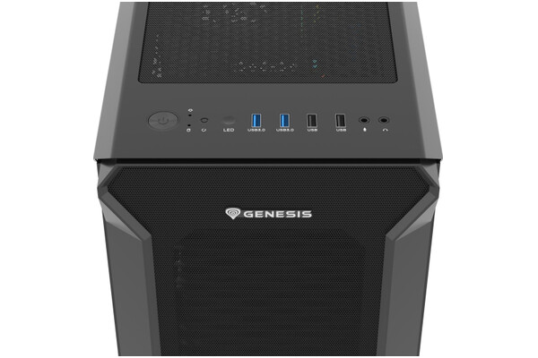 Obudowa PC Genesis Irid 505 V2 Midi Tower czarny