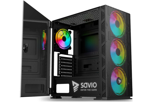 Obudowa PC SAVIO Raptor X1 Midi Tower czarny