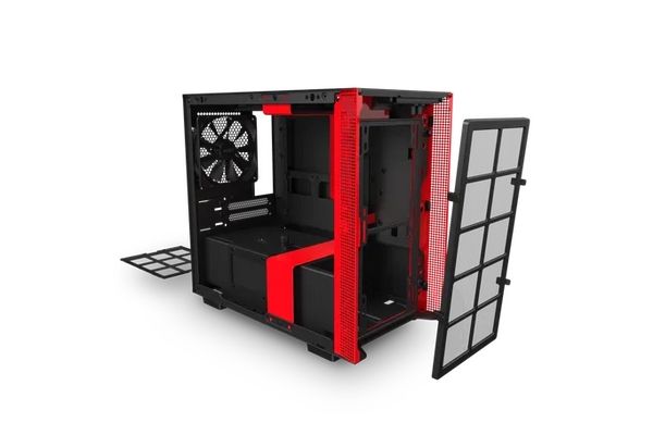 Obudowa PC NZXT H210B Mini Tower czarno-czerwony