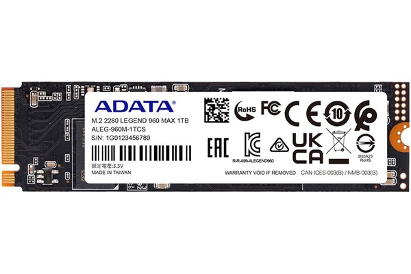 Dysk wewnętrzny Adata Legend 960 Max SSD M.2 NVMe 1TB