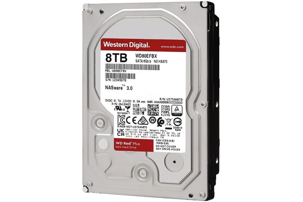Dysk wewnętrzny WD WD80EFBX Red HDD SATA (3.5") 8TB