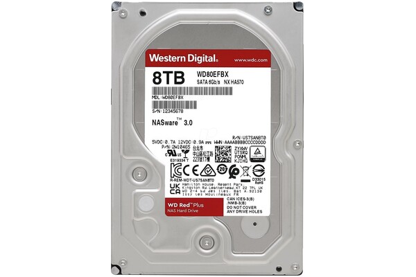 Dysk wewnętrzny WD WD80EFBX Red HDD SATA (3.5") 8TB