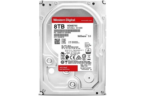Dysk wewnętrzny WD WD80EFAX Red HDD SATA (3.5") 8TB