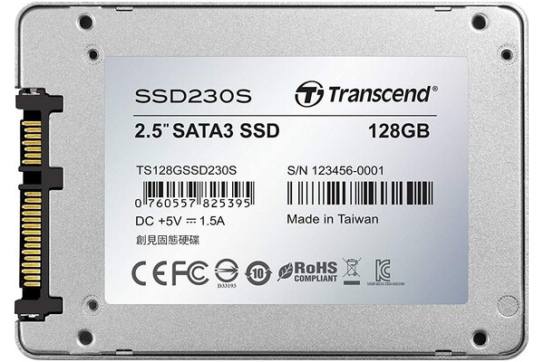 Dysk wewnętrzny Transcend TS128GSSD230S 230S SSD SATA (2.5") 128GB