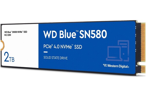 Dysk wewnętrzny WD SN580 Blue SSD M.2 NVMe 2TB