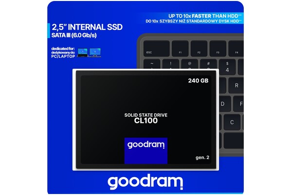 Dysk wewnętrzny GoodRam CL100 SSD SATA (2.5") 240GB