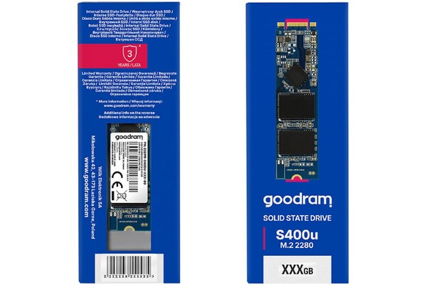 Dysk wewnętrzny GoodRam S400U SSD M.2 NVMe 480GB