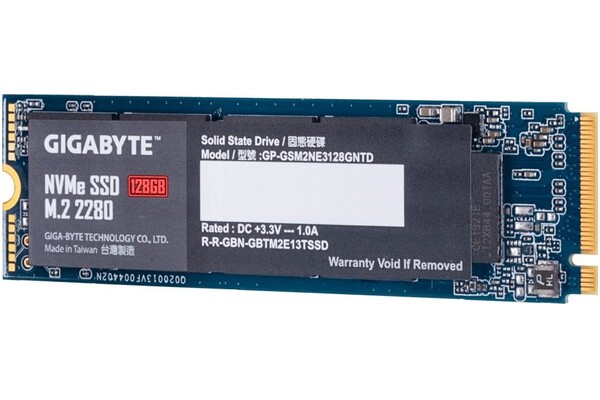 Dysk wewnętrzny GIGABYTE GPGSM2NE3128GNTD SSD M.2 NVMe 128GB