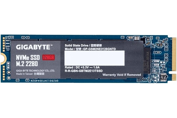 Dysk wewnętrzny GIGABYTE GPGSM2NE3128GNTD SSD M.2 NVMe 128GB