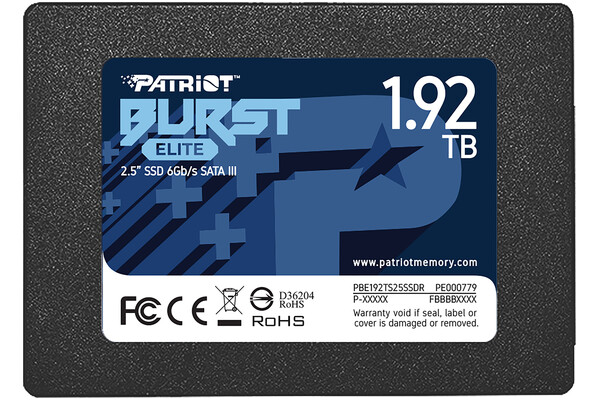 Dysk wewnętrzny Patriot Burst Elite SSD SATA (2.5") 1.9TB