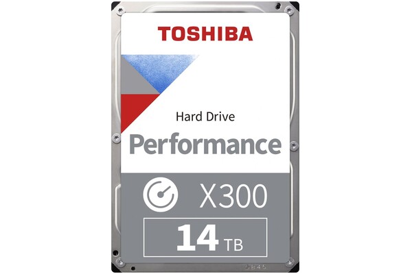 Dysk wewnętrzny TOSHIBA HDWR21EUZSVA X300 Performance HDD SATA (3.5") 14TB