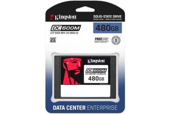 Dysk wewnętrzny Kingston DC600M SSD SATA (2.5") 480GB