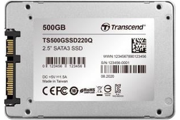 Dysk wewnętrzny Transcend TS500GSSD220Q 220Q SSD SATA (2.5") 500GB