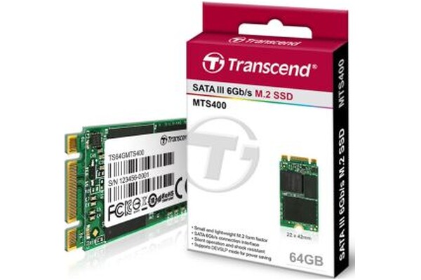 Dysk wewnętrzny Transcend TS64GMTS400S MTS400 SSD M.2 NVMe 64GB