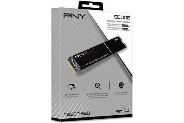 Dysk wewnętrzny PNY CS900 SSD M.2 NVMe 500GB