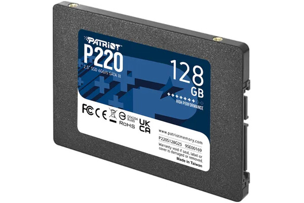 Dysk wewnętrzny Patriot P220 SSD SATA (2.5") 128GB