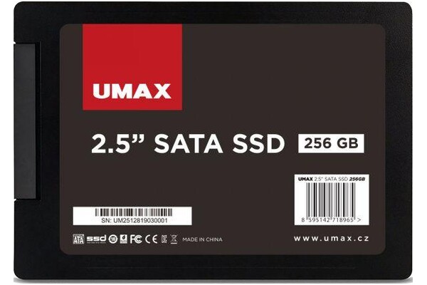Dysk wewnętrzny UMAX UMM250008 SSD SATA (2.5") 256GB