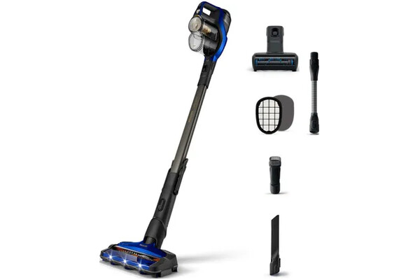 Odkurzacz Philips XC804901 Seria 8000 pionowy z pojemnikiem czarno-niebieski