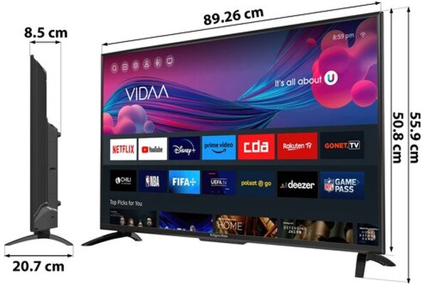 Telewizor Kruger&Matz KM0240FHD-V3 40" Full HD