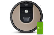 Odkurzacz iRobot 974 Roomba robot sprzątający z pojemnikiem beżowo-czarny