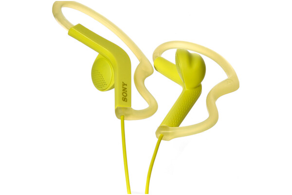 Słuchawki Sony MDRAS210Y Douszne Przewodowe żółty