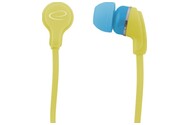 Słuchawki Esperanza EH147Y Neon Dokanałowe Przewodowe żółty