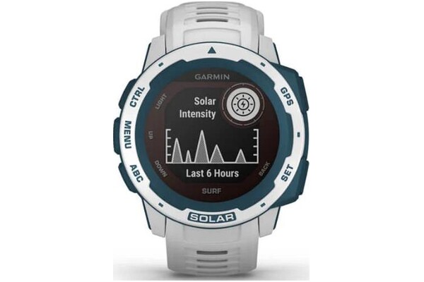 Smartwatch Garmin Instinct Solar Surf Biało-niebieski