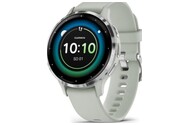 Smartwatch Garmin Venu 3S srebrno-zielony