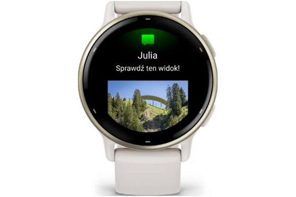 Smartwatch Garmin Vivoactive 5 kremowy