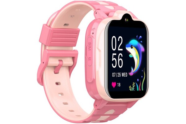 Smartwatch Bemi Play 4G Czarno-różowy