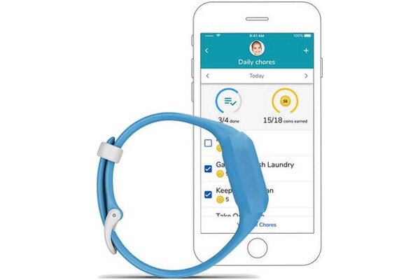 Smartwatch Garmin Vivofit Junior 3 0.78" niebieski
