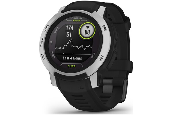 Smartwatch Garmin Instinct 2 Solar Surf czarno-biały
