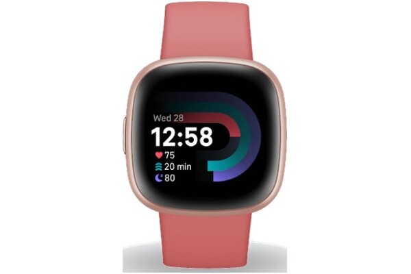 Smartwatch FITBIT Versa 4 różowo-złoty
