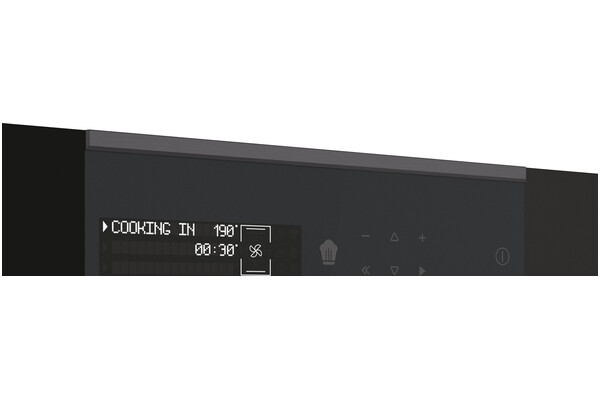 Piekarnik do zabudowy HAIER HWO45NM6SXB1 I-Message Steam Seria 6 elektryczny Parowy czarny